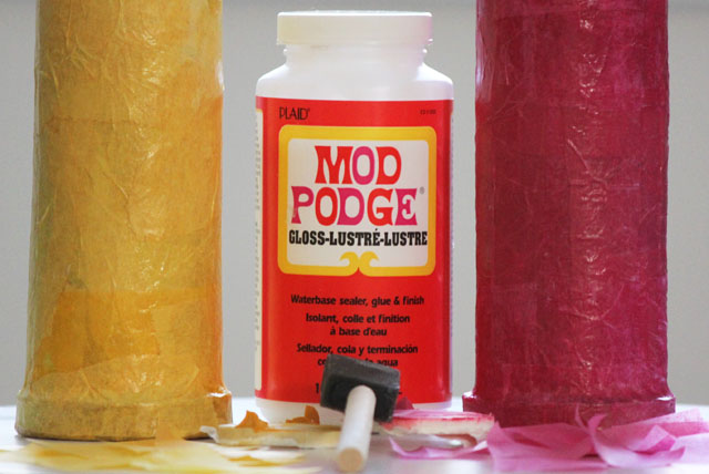 mod podge crayons