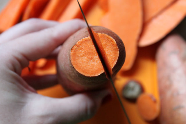 cumin crush sweet potato&nbsp;strips