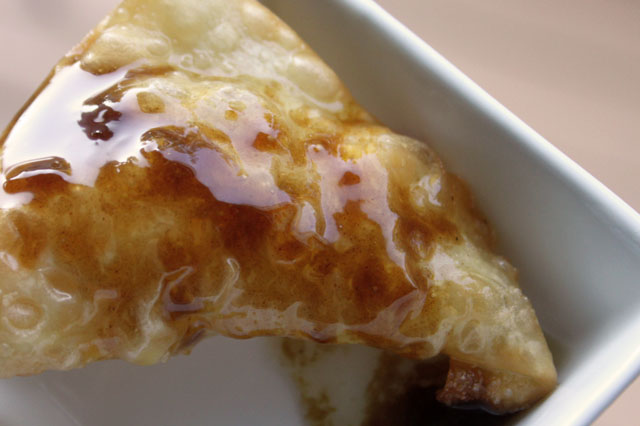 peach wonton glaze whiskey