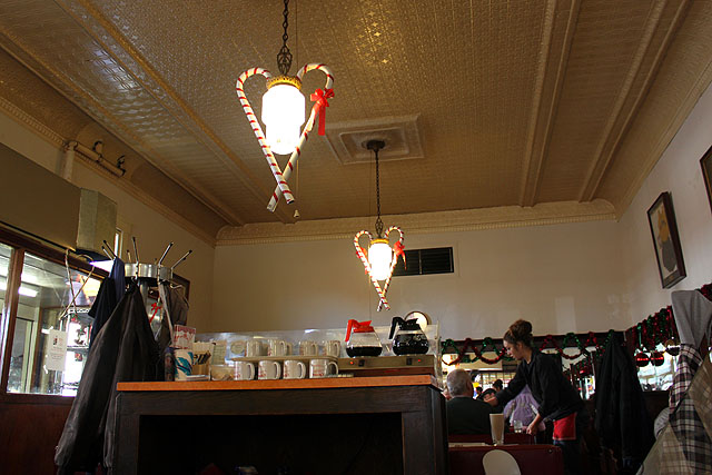 mugs olympia seating tin ceiling lights