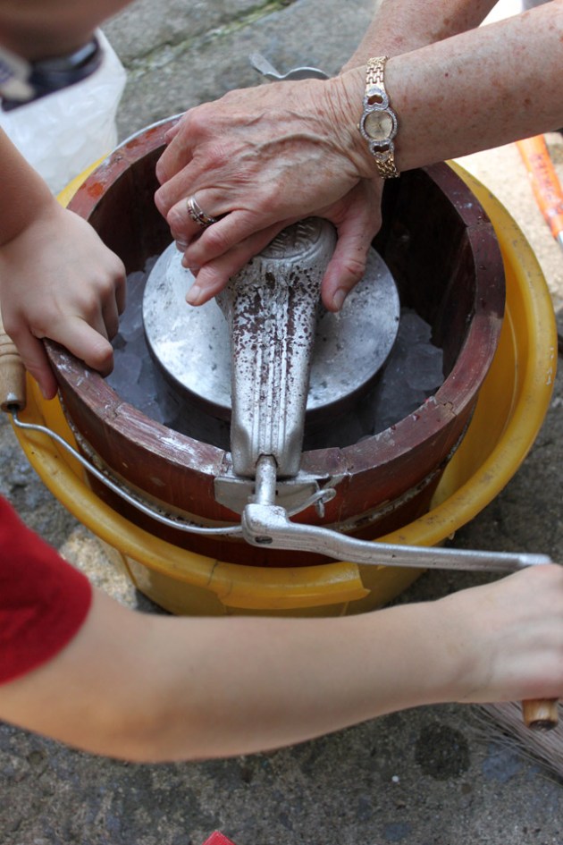 1 cozywalls time hand cranking ice cream grandma