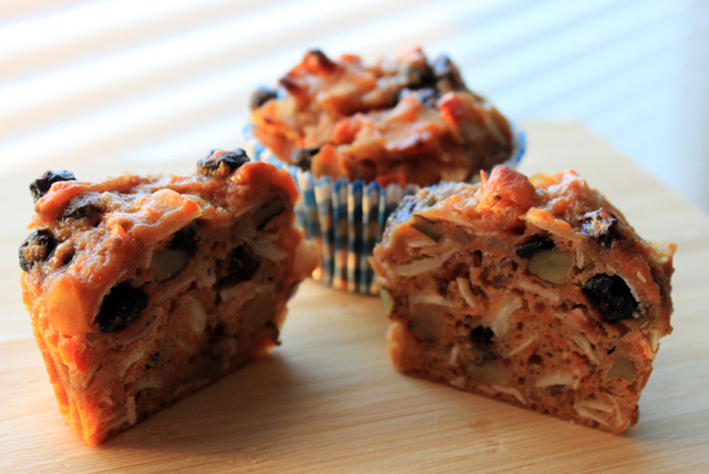 1 morning superpowers muffin half sweet potato