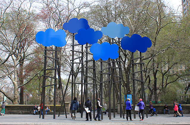 a cloud sculpture central park