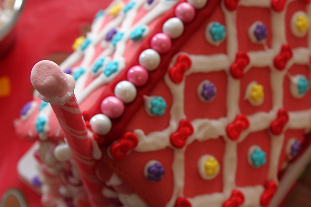 2 pink marshmallow chimney smoke