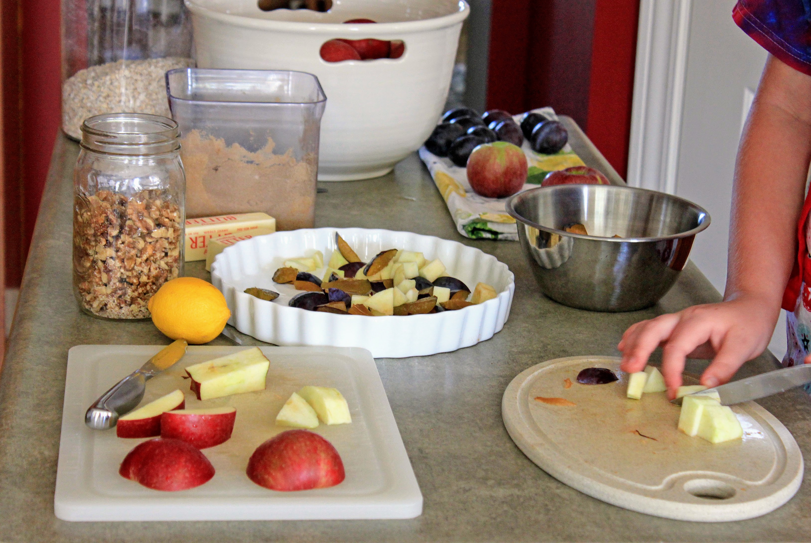 Cutting Apples and Plums for Crisp.jpg