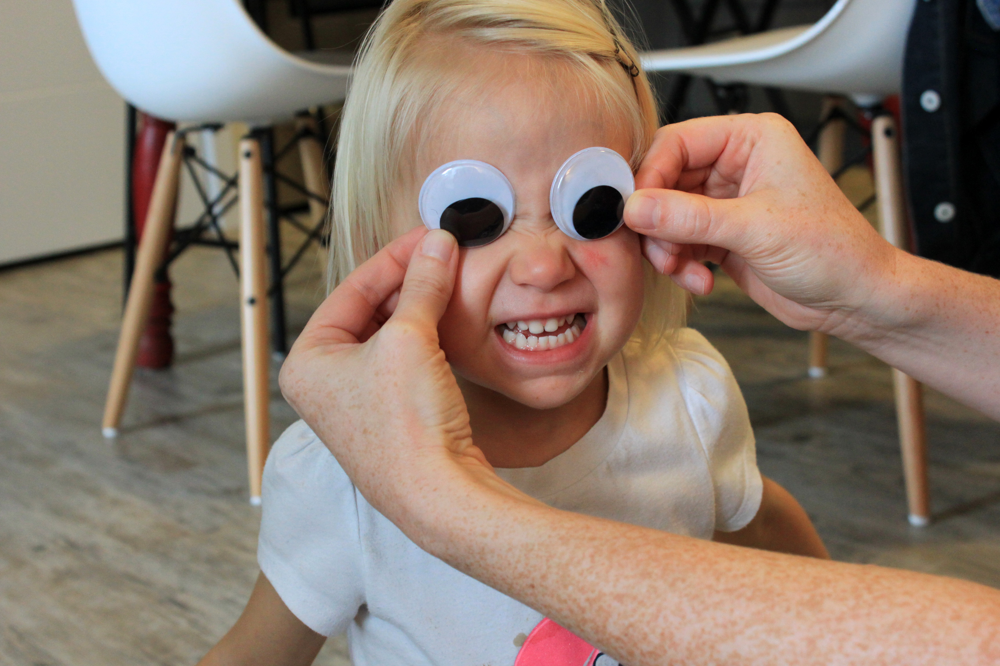 Google Eyes Teeth Smile